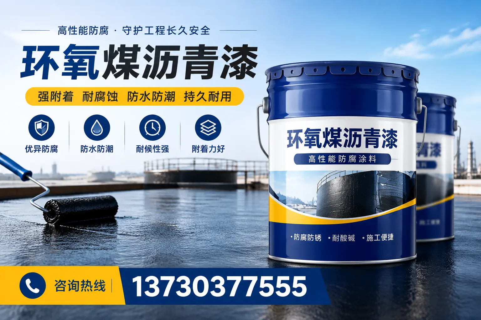 如何判断环氧煤沥青漆的质量？牡丹消费者指南